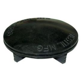 Bollard caps are constructed of either molded rubber or cast steel.